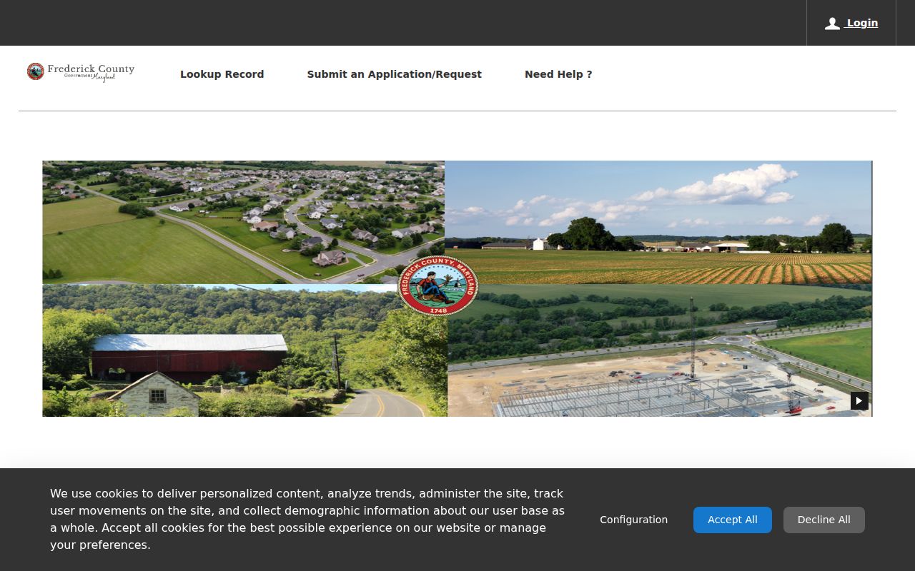 Ballenger Creek people search using Frederick County permits